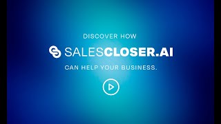 AIを活用したセールス - SalesCloser.ai