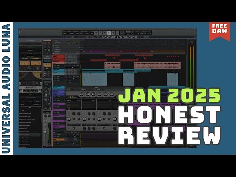 Universal Audio LUNA DAW Review Jan 2025