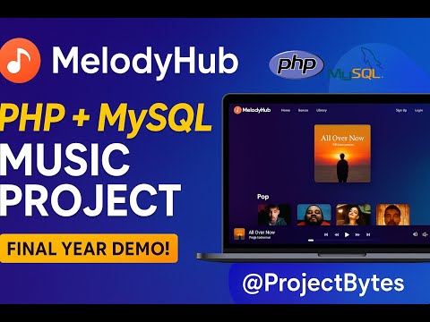 MelodyHub – The Future of Music Streaming | PHP + MySQL Project