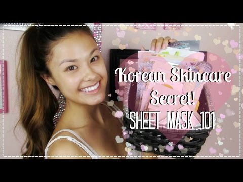Korean Skincare 101: Sheet Masks ♥ Korean Skincare Secret! Video