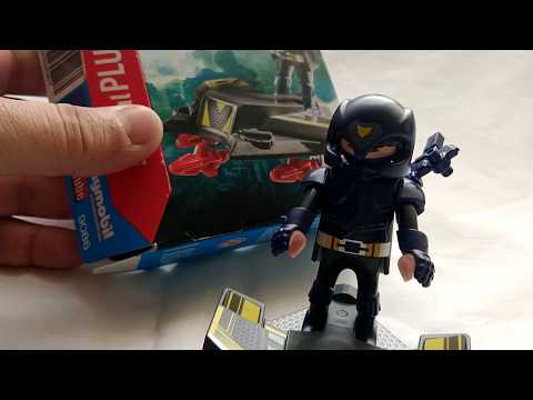 PLAYMOBIL 9086 === ESPIA CON JET.
