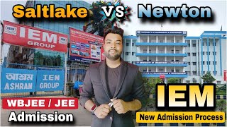 IEM Saltlake vs Newtown College Admission Process & Review | WBJEE/IEMJEE 2024 | Placements?