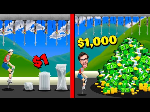 LIVELLO DA 1$ VS LIVELLO DA 1.000$ SU HAPPY WHEELS!