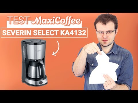 SEVERIN SELECT ISOTHERME KA4132 | Cafetière filtre | Le Test MaxiCoffee