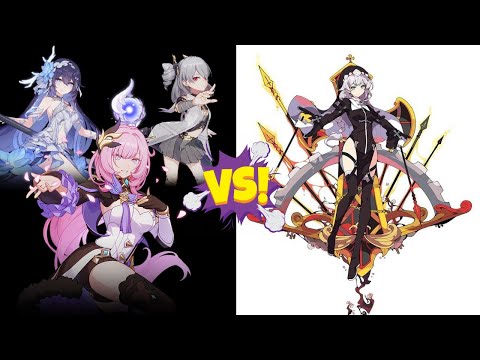 [Honkai Impact 3] Kallen Kaslana Shield Break Type EX ABYSS Red Lotus, MPE (SSS) HoRb (S1) TA (SSS)