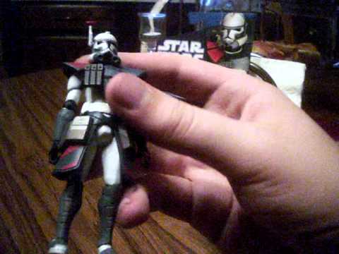 Clone Commader Colt Ation Figure Review