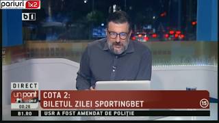 Biletul zilei Sportingbet:  La Liga, 2Bundesliga, Liga 1 » Livram selectia!