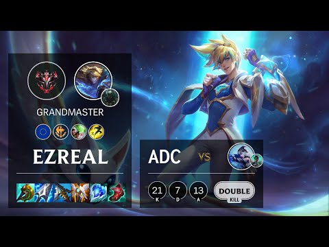 Ezreal ADC vs Ashe - EUW Grandmaster Patch 11.12