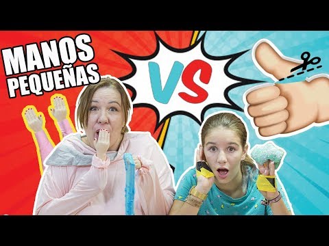 TINY HANDS 👐SLIME vs Sin PULGARES ¿Quien ganará? // Familukis