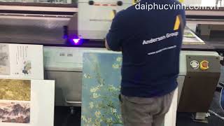 Thật tuyệt vời Máy In Màu 3D trên mọi vật liêu Gỗ, MDF MFC, ván nhựa, gạch men... sắc nét như thật