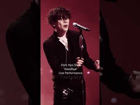 Park Hyo Shin Goodbye MV vs LIVE! #parkhyoshin #goodbye #shorts