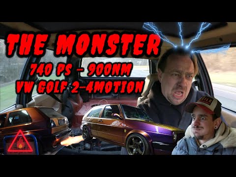 Turbo-Gockel - THE MONSTER ! 740PS-900 NM - VW MK2 VR6 TURBO-4-MOTION