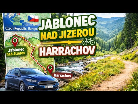 Driving from Jablonec nad Jizerou to Harrachov | Czech Republic Road Trip 4K