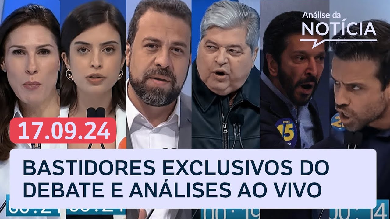 Debate RedeTV/UOL: Toledo, Kennedy e Bilenky trazem os bastidores | Análise da Notícia ao vivo