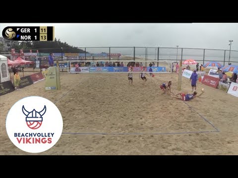 Mol.H/Berntsen (NOR) vs. Ehlers/Flüggen (GER) 2019 FIVB Jinjiang Qualification Round 2