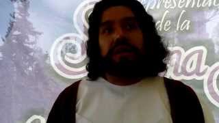 preview picture of video 'Entrevista con el personaje de Jesús, Semana Santa Iztapalapa 2014'