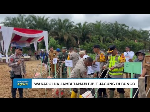 WAKAPOLDA JAMBI TANAM BIBIT JAGUNG DUKUNG PROGRAM ASTA CITA PRESIDEN RI