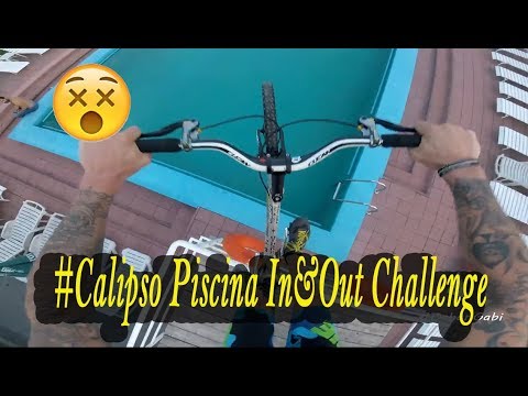 Calipso Piscina In&Out Challenge(am sarit cu bike in piscina) #episode12