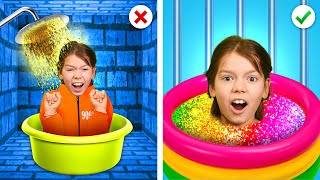 Clever Parenting Hacks in Jail! *GOOD vs BAD* Funny Relatable Situations