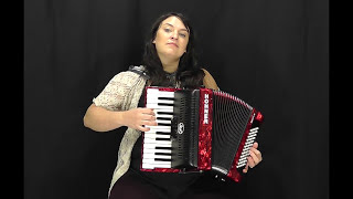Video thumbnail for Hohner Bravo II 60 Pearl Red by petosa accordions