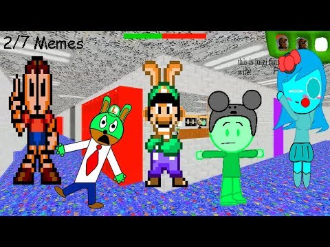 Luigi Fan's Basics 4: A Whole New School  - Baldi's Basics V1.4.3 Mod