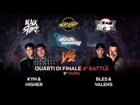 KYN & HIGHER vs BLES & RITCHIE VALENS (Quarti di Finale) - BLACK SUNDAY FRATM 2vs2