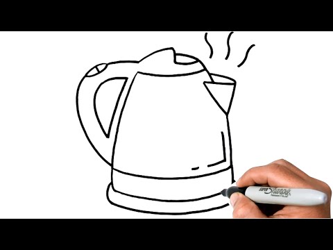, title : 'How to DRAW AN ELECTRIC KETTLE EASY Step by Step'