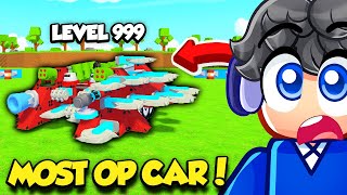 I Built THE MOST OP CAR in Roblox Car Battles!!