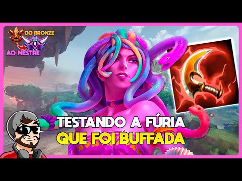 Testando a RAGE! Buff de poder! MEDUSA MID - Do Bronze ao Mestre Ranked Conquista