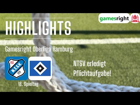 18. Spieltag Gamesright Oberliga Hamburg Highlights Niendorfer TSV - HSV III