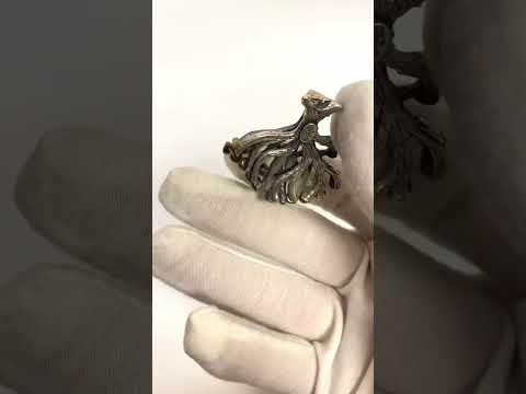 Bora Sterling Silver 925 Tree with Emerald and Ruby Pendant video