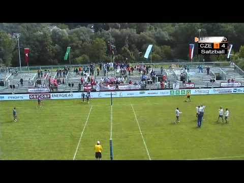 2011 Faustball WM - Zwischenrunde Kremsmünster - Spiel Nr. 25: USA - Tschechien
