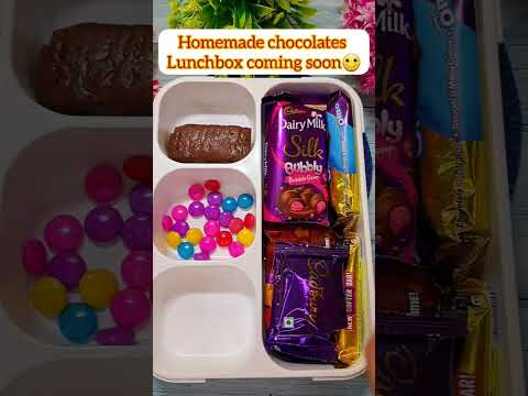 🍫ONLY CADBURY CHOCOLATE LUNCHBOX|VIRAL CHOCOLATE LUNCHBOX|#CADBURY #dairymilk #lunchboxideas #shorts
