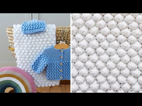 Crochet Bobble Stitch Blanket Pattern (You’ll love this super SOFT & SNUGGLY project!)