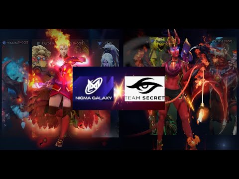NIGMA VS TEAM SECRET. [ MIRACLE LINA HARD GAME ] THE INTERNATIONAL 2021