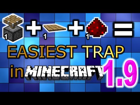 Ultimate Minecraft 1.9 Redstone Trap Tutorial