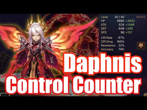【Summoners War | Curry's RTA】The Power Daphnis, he has insane Control Counter power!!