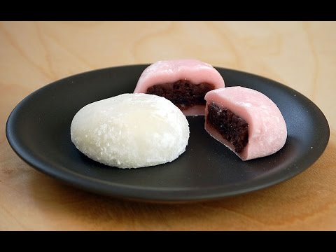 How to Make Japanese Mochi Daifuku - Easy and Simple! No Steam Needed!