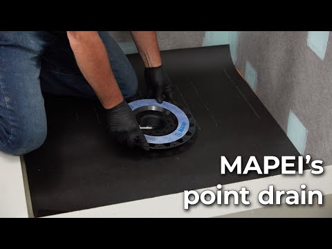 Mapeguard Drain: Innovative shower-drain solution