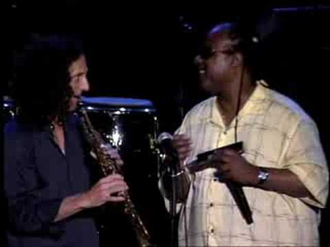 Kenny G and Stevie Wonder