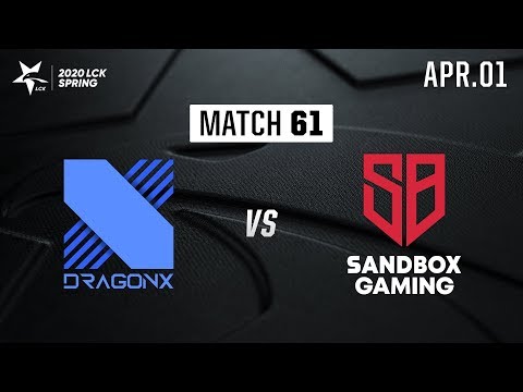 DRX vs SB | Match61 H/L 04.01 | 2020 LCK Spring