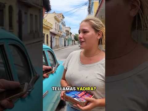 Yadira vende chicles en La Habana para sobrevivir #cuba #viral #shorts