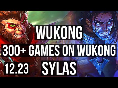 WUKONG vs SYLAS (JNG) | 10/2/6, 1.3M mastery, Legendary, 300+ games | KR Diamond | 12.23
