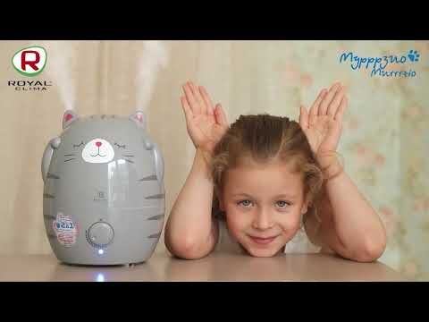 Ультразвуковой увлажнитель воздуха серии ROYAL Clima MURRRZIO | Детский увлажнитель Мурррзио