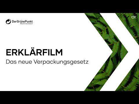Der Grüne Punkt | Das neue Verpackungsgesetz | CONCEPT X