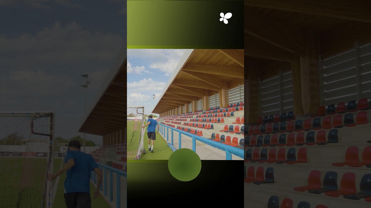 Reform der Tribünen des städtischen Fußballplatzes von Formentera.