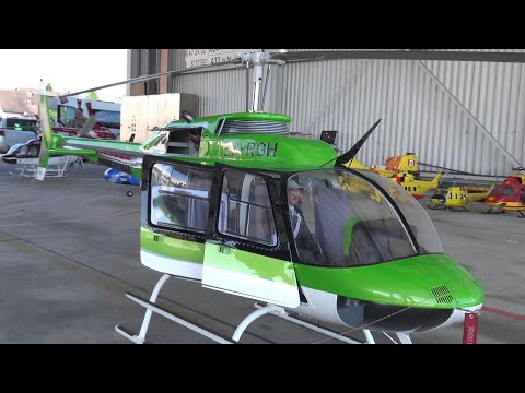 RC-Helicopter Huge Scale Jet Ranger Bell 206-B3 Turbine High detailed RC Model