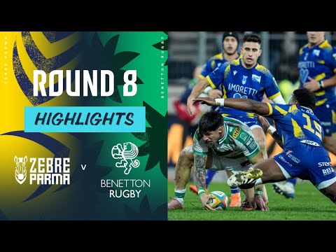 Entertaining Tries | Zebre Parma v Benetton | Highlights | Round 8