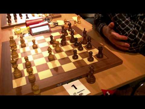 Arturs Bernotas - GM Alexei Shirov, Canal-Sokolsky (Rossolimo) Attack, rapid chess