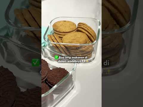 Gambar Glasslock One Touch Wadah Makanan 420 ml Set 2 pcs - Mix